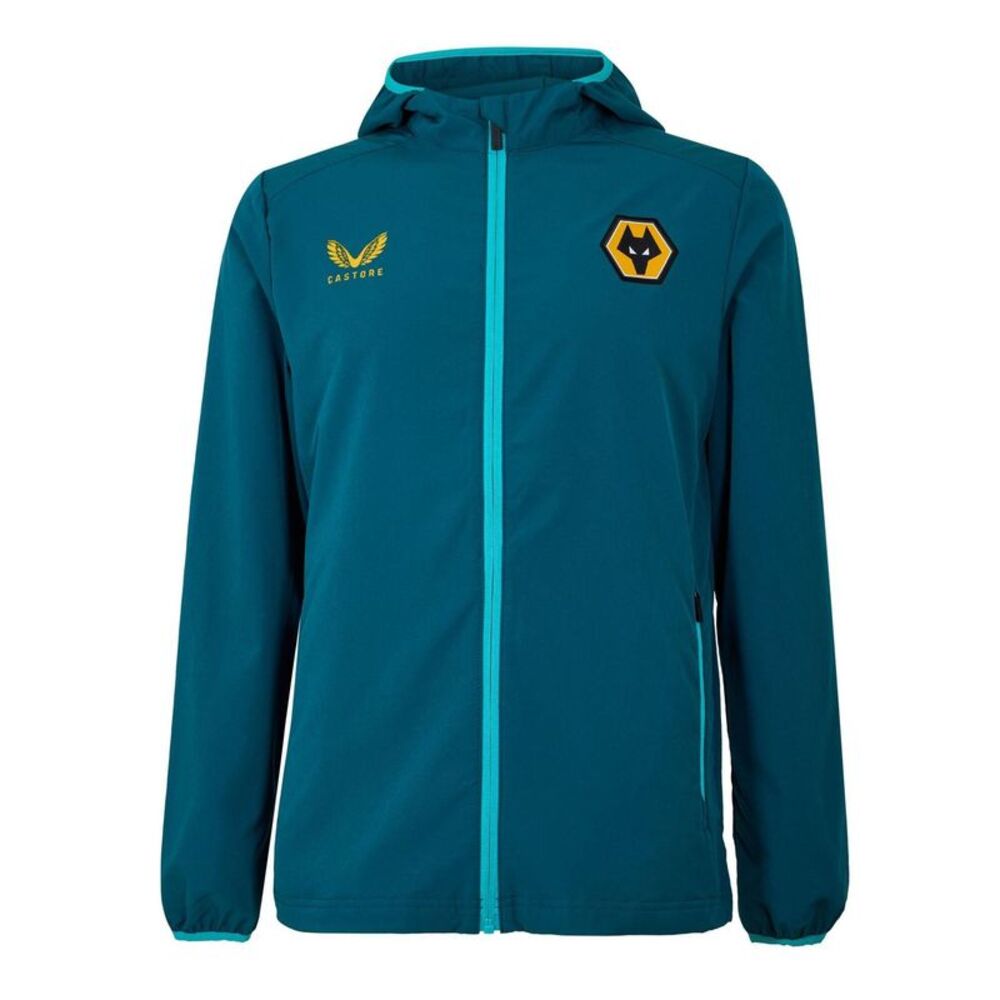 Castore Unisex Adult Wolverhampton Wanderers FC  Jacket / Bay Blue